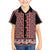 New Zealand Maori Niho Taniwha Family Matching Tank Maxi Dress and Hawaiian Shirt Whero Mangopare and Puhoro Pattern