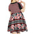 New Zealand Maori Niho Taniwha Kid Short Sleeve Dress Whero Mangopare and Puhoro Pattern