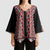 New Zealand Maori Niho Taniwha Kimono Sleeve Blouse Whero Mangopare and Puhoro Pattern - Polynesian Pride