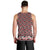 New Zealand Maori Niho Taniwha Men Tank Top Whero Mangopare and Puhoro Pattern