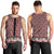 New Zealand Maori Niho Taniwha Men Tank Top Whero Mangopare and Puhoro Pattern