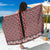 New Zealand Maori Niho Taniwha Sarong Whero Mangopare and Puhoro Pattern