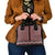 New Zealand Maori Niho Taniwha Shoulder Handbag Whero Mangopare and Puhoro Pattern