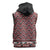 New Zealand Maori Niho Taniwha Sleeveless Hoodie Whero Mangopare and Puhoro Pattern - Polynesian Pride
