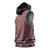 New Zealand Maori Niho Taniwha Sleeveless Hoodie Whero Mangopare and Puhoro Pattern - Polynesian Pride