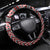 New Zealand Maori Niho Taniwha Steering Wheel Cover Whero Mangopare and Puhoro Pattern