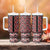 New Zealand Maori Niho Taniwha Tumbler With Handle Whero Mangopare and Puhoro Pattern