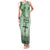 Vintage Bula Fiji Personalised Family Matching Tank Maxi Dress and Hawaiian Shirt Green Hibiscus Tapa Pattern