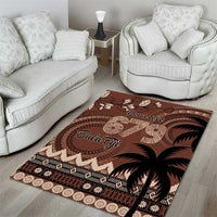 Personalised Bula Fiji 679 Area Rug Fijian Tagimoucia Masi Tapa Art