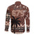 Personalised Bula Fiji 679 Family Matching Off Shoulder Short Dress and Hawaiian Shirt Fijian Tagimoucia Masi Tapa Art