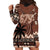 Personalised Bula Fiji 679 Hoodie Dress Fijian Tagimoucia Masi Tapa Art