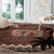 Personalised Bula Fiji 679 Round Carpet Fijian Tagimoucia Masi Tapa Art