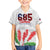 Personalised Samoa 685 Family Matching Off Shoulder Short Dress and Hawaiian Shirt Teuila Flower With White Samoan Tattoo