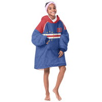 Cape Verde Atlantic Stars Custom Kid Wearable Blanket Hoodie Football 2026 Supporter
