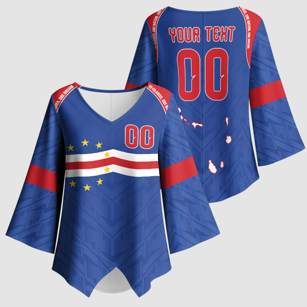 Cape Verde Atlantic Stars Custom Kimono Sleeve Blouse Football 2026 Supporter