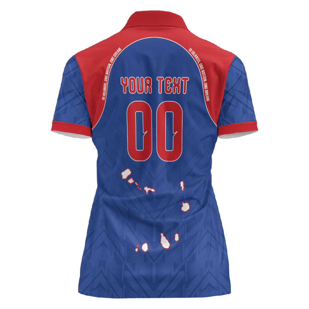Cape Verde Atlantic Stars Custom Women Polo Shirt Football 2026 Supporter