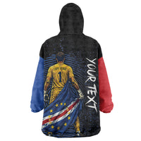 Cape Verde Goalkeeper Personalized Wearable Blanket Hoodie 40 Years Old 27 Shots Zero Goals Vintage