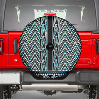 New Zealand Maori Niho Taniwha Spare Tire Cover Papua Shell - Mangopare Puhoro Pattern