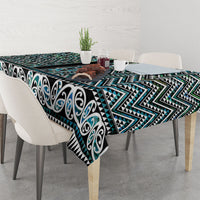 New Zealand Maori Niho Taniwha Tablecloth Papua Shell - Mangopare Puhoro Pattern