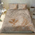 Hawaii Monk Seal and Map Bedding Set Polynesian Kanaka Maoli Beige Vibe