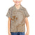 Hawaii Monk Seal and Map Family Matching Mermaid Dress and Hawaiian Shirt Polynesian Kanaka Maoli Beige Vibe