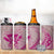 Hawaii Monk Seal and Map 4 in 1 Can Cooler Tumbler Polynesian Kanaka Maoli Pink Vibe