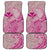 Hawaii Monk Seal and Map Car Mats Polynesian Kanaka Maoli Pink Vibe