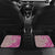 Hawaii Monk Seal and Map Car Mats Polynesian Kanaka Maoli Pink Vibe