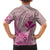 Hawaii Monk Seal and Map Hawaiian Shirt Polynesian Kanaka Maoli Pink Vibe