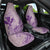 Hawaii Monk Seal and Map Car Seat Cover Polynesian Kanaka Maoli Violet Vibe