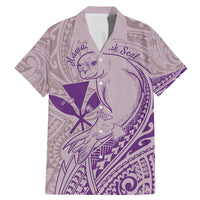 Hawaii Monk Seal and Map Family Matching Mermaid Dress and Hawaiian Shirt Polynesian Kanaka Maoli Violet Vibe