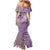 Hawaii Monk Seal and Map Family Matching Mermaid Dress and Hawaiian Shirt Polynesian Kanaka Maoli Violet Vibe