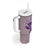 Hawaii Monk Seal and Map Tumbler With Handle Polynesian Kanaka Maoli Violet Vibe