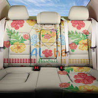 Kawaii Turtle Back Car Seat Cover Aloha Hibiscus Flowers LT9 One Size Beige - Polynesian Pride
