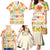 Kawaii Turtle Family Matching Mermaid Dress and Hawaiian Shirt Aloha Hibiscus Flowers