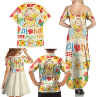 Kawaii Turtle Family Matching Summer Maxi Dress and Hawaiian Shirt Aloha Hibiscus Flowers LT9 - Polynesian Pride