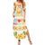 Kawaii Turtle Summer Maxi Dress Aloha Hibiscus Flowers