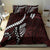 Polynesian Girl Tribal Tattoo Bedding Set Oxbood Vibe