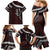 Polynesian Girl Tribal Tattoo Family Matching Mermaid Dress and Hawaiian Shirt Oxbood Vibe