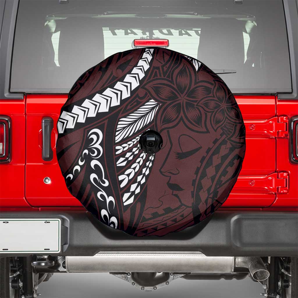 Polynesian Girl Tribal Tattoo Spare Tire Cover Oxbood Vibe