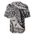 Polynesian Girl Tribal Tattoo Baseball Jersey Beige Vibe