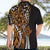 Polynesian Plumeria Floral Tattoo Pattern Hawaiian Shirt Gold Style