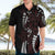 Polynesian Plumeria Floral Tattoo Pattern Hawaiian Shirt Oxblood Style