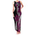 Polynesian Plumeria Floral Tattoo Pattern Family Matching Tank Maxi Dress and Hawaiian Shirt Pink Style