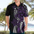 Polynesian Plumeria Floral Tattoo Pattern Hawaiian Shirt Purple Style