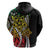 Polynesian Plumeria Floral Tattoo Pattern Hoodie Reggae Style