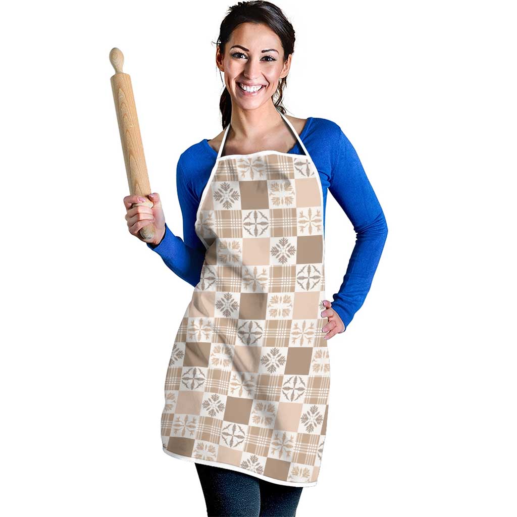 Hawaiian Palaka Quilt Pattern Apron Hawaii Culture Bird of Paradise Exotic Motif - Polynesian Pride