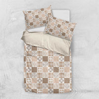 Hawaiian Palaka Quilt Pattern Bedding Set Hawaii Culture Bird of Paradise Exotic Motif - Polynesian Pride