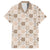 Hawaiian Palaka Quilt Pattern Family Matching Puletasi and Hawaiian Shirt Hawaii Culture Bird of Paradise Exotic Motif - Polynesian Pride