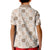 Hawaiian Palaka Quilt Pattern Kid Polo Shirt Hawaii Culture Bird of Paradise Exotic Motif - Polynesian Pride